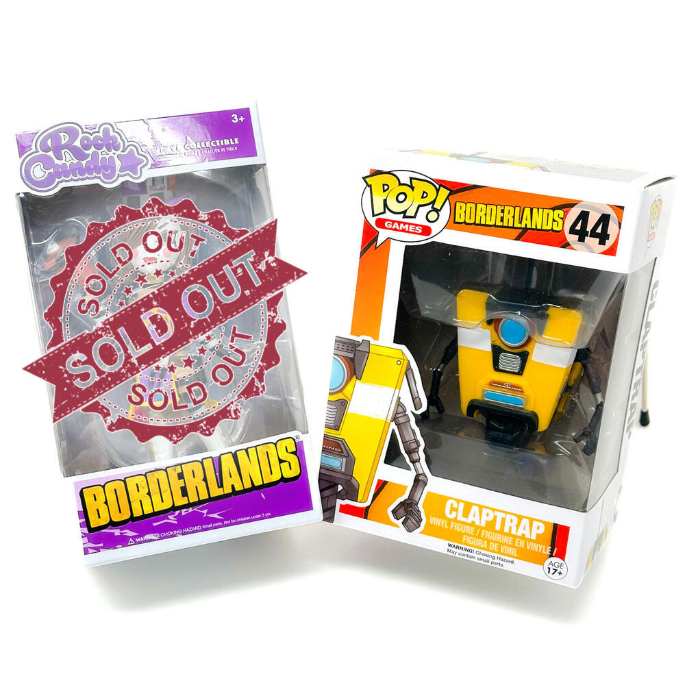 Funko Pop Borderlands Claptrap 44 Yellow Cyberpunk Robot Figure‎ Toy Doll NIB